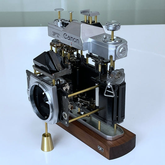 For Canon Non-Working Fake Dummy Camera Model Room Props Display Photo Studio Camera Model (Coffee) - Camera Model by buy2fix | Online Shopping UK | buy2fix
