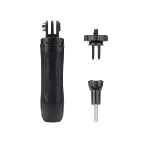 Multi-functional Foldable Tripod Holder Selfie Monopod Stick for GoPro, Insta360, DJI and Other Action Cameras, Length: 12-23cm (Black) by buy2fix