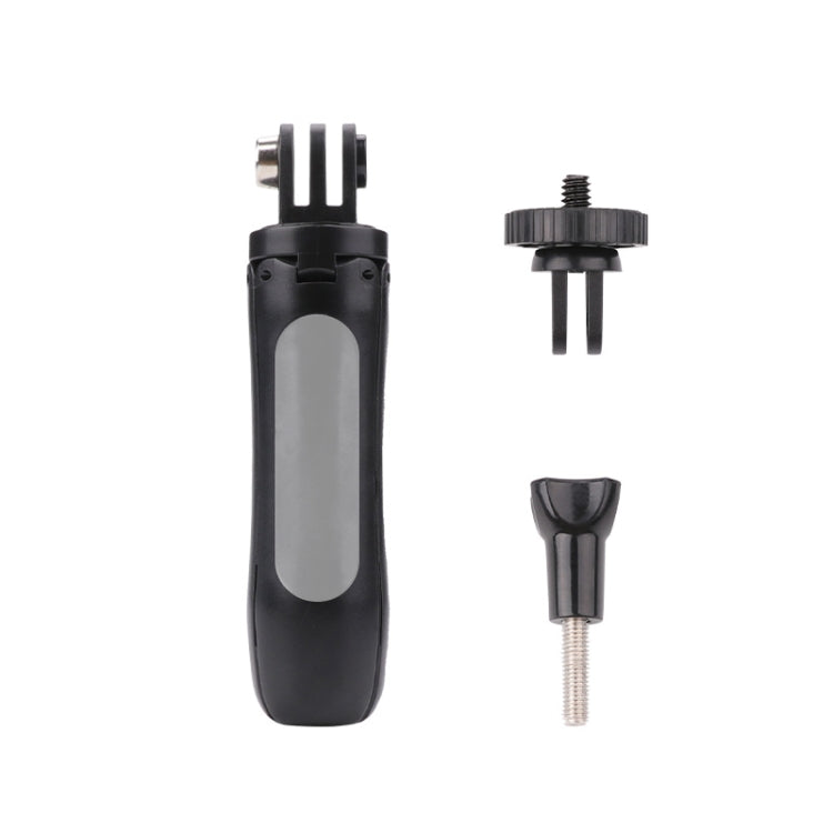 Multi-functional Foldable Tripod Holder Selfie Monopod Stick for GoPro, Insta360, DJI and Other Action Cameras, Length: 12-23cm (Grey) by buy2fix