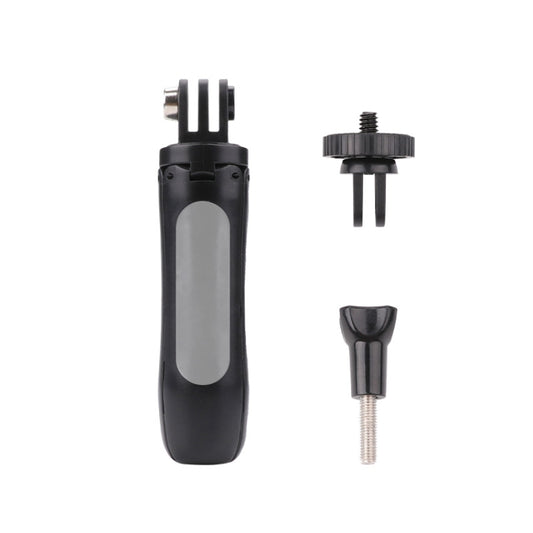 Multi-functional Foldable Tripod Holder Selfie Monopod Stick for GoPro, Insta360, DJI and Other Action Cameras, Length: 12-23cm (Grey) by buy2fix