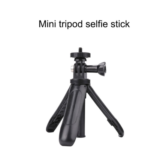 Multi-functional Foldable Tripod Holder Selfie Monopod Stick for GoPro, Insta360, DJI and Other Action Cameras, Length: 12-23cm(Red) by buy2fix