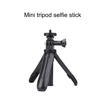 Multi-functional Foldable Tripod Holder Selfie Monopod Stick for GoPro, Insta360, DJI and Other Action Cameras, Length: 12-23cm (Grey) by buy2fix