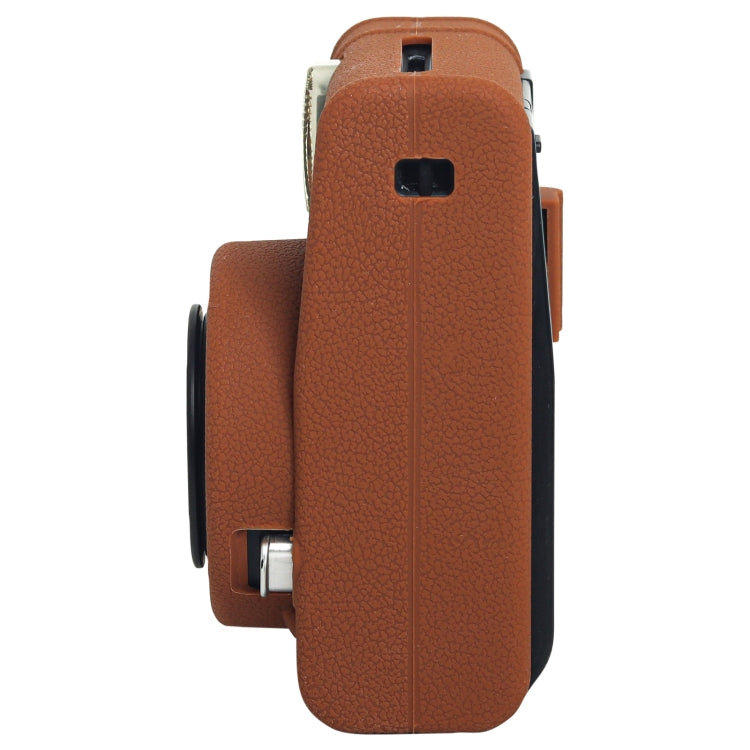 Soft Silicone Protective Case for Fujifilm Instax mini 40 (Brown) - Protective Case by buy2fix | Online Shopping UK | buy2fix
