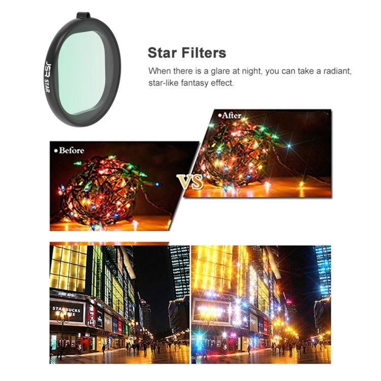 JSR Round Housing Star Effect Lens Filter for GoPro HERO8 Black - Lens Filter by JSR | Online Shopping UK | buy2fix