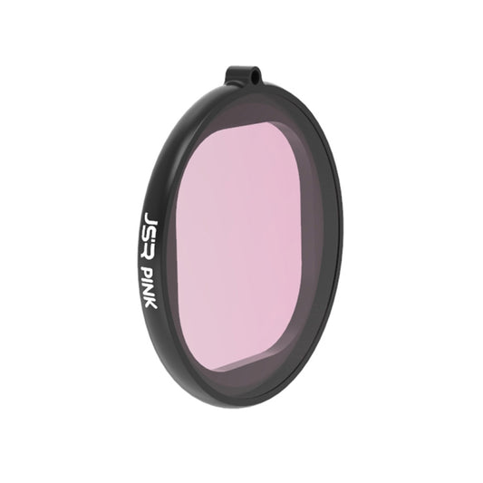 JSR Round Housing Diving Color Lens Filter for GoPro HERO8 Black(Pink) - Lens Filter by JSR | Online Shopping UK | buy2fix