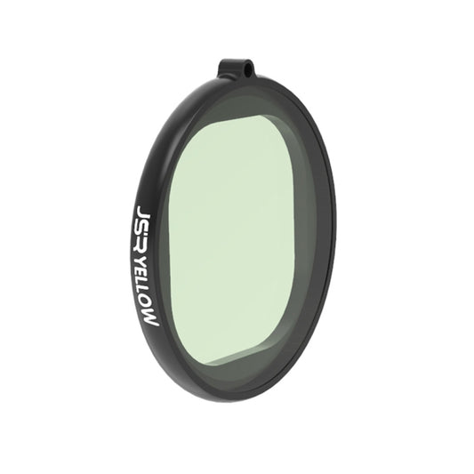 JSR Round Housing Diving Color Lens Filter for GoPro HERO8 Black(Yellow) - Lens Filter by JSR | Online Shopping UK | buy2fix