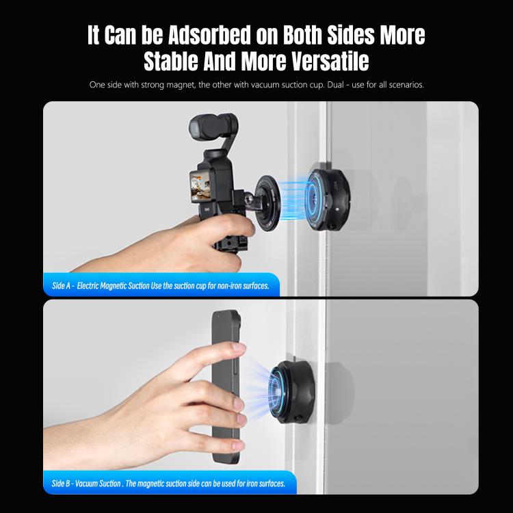 STARTRC Universal Electric Magnetic Suction Cup Mount (Black) - Mount & Holder by STARTRC | Online Shopping UK | buy2fix