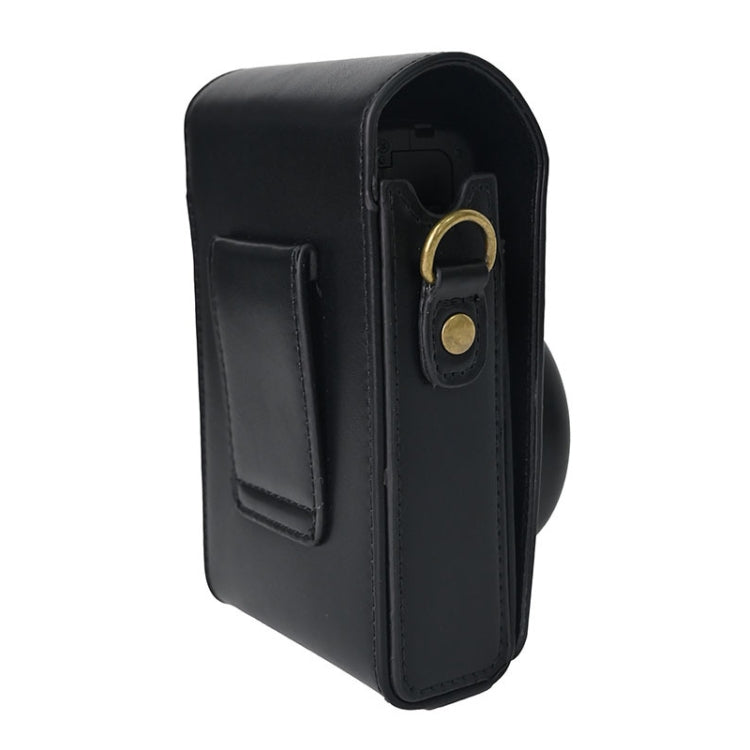 Full Body Camera PU Leather Case Bag with Strap for Ricoh GR / GRII / GRIII, Casio ZR1200 / ZR1500/ ZR2000/ ZR3500, ZR3600 / ZR3700 / ZR5500 (Black) by buy2fix