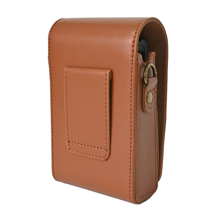 Full Body Camera PU Leather Case Bag with Strap for Ricoh GR / GRII / GRIII, Casio ZR1200 / ZR1500/ ZR2000/ ZR3500, ZR3600 / ZR3700 / ZR5500 (Brown) by buy2fix
