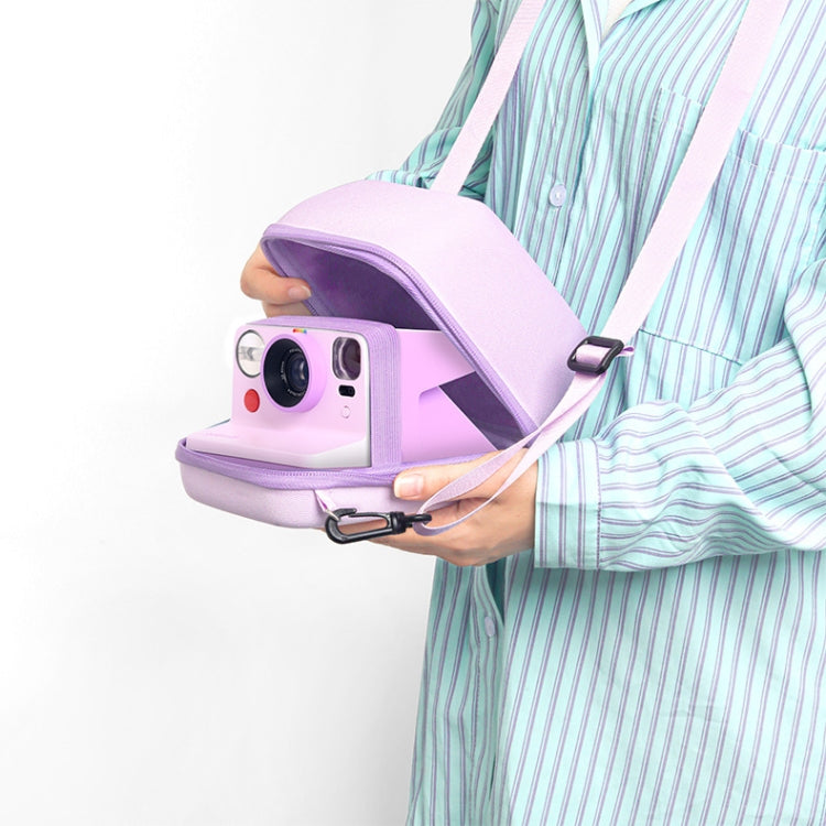 For Polaroid One Step 2 / NOW EVA Camera Case Shockproof Camera Storage Bag (Purple) - Leather Bag by buy2fix | Online Shopping UK | buy2fix