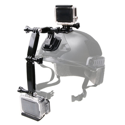 Helmet Front Mount Bundle Set for GoPro, Insta360, DJI and Other Action Cameras - Helmet Mount by buy2fix | Online Shopping UK | buy2fix