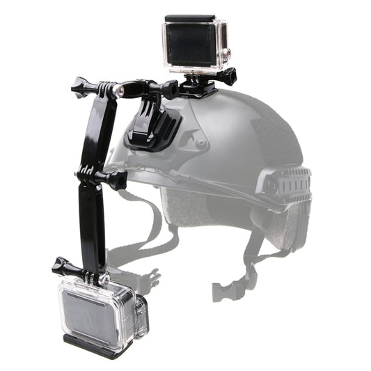 Helmet Front Mount Bundle Set for GoPro, Insta360, DJI and Other Action Cameras - Helmet Mount by buy2fix | Online Shopping UK | buy2fix
