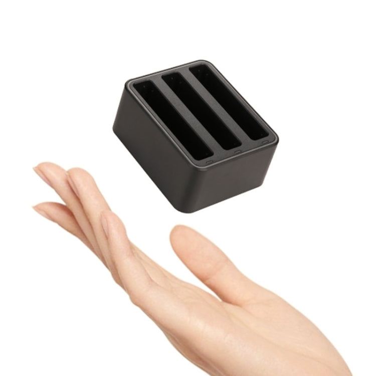 For Insta360 X4 Tri-Slot Batteries Fast Charger (Black) by buy2fix