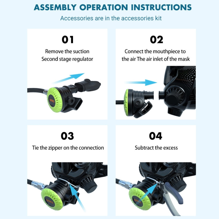 Water Sports Diving Snorkeling Mask Swimming Glasses for GoPro, Insta360, DJI and Other Action Cameras (Black) by buy2fix