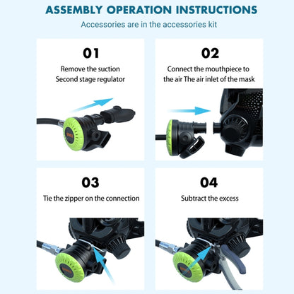 Water Sports Diving Snorkeling Mask Swimming Glasses for GoPro, Insta360, DJI and Other Action Cameras (Black) by buy2fix