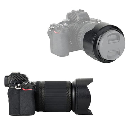 HB-90A Lens Hood Shade for Nikon Z DX 50-250mm f4.5-6.3 VR lens. (Black) - Lens Hood by buy2fix | Online Shopping UK | buy2fix