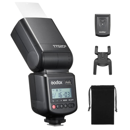Godox TT520III 433MHz Wireless Triggering Camera Flash Speedlite Light (Black)