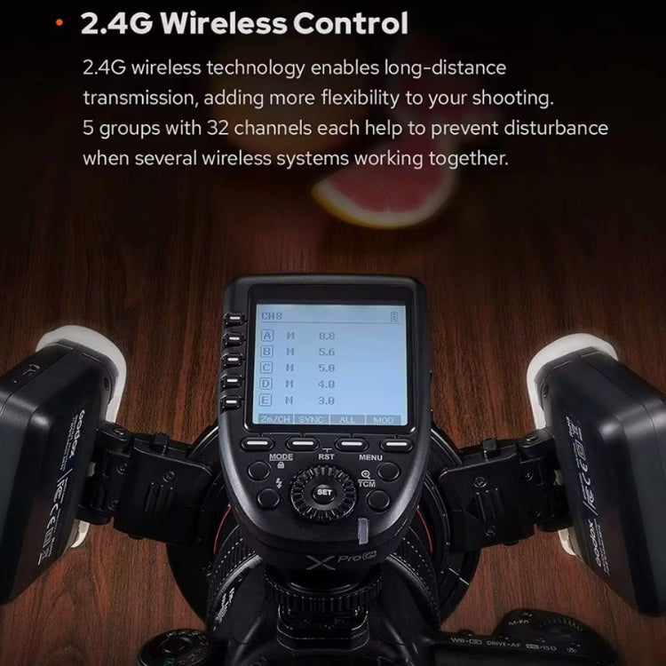 Godox MF12-K2 Macro Flash 2-Light Kit 2.4 GHz Wireless Control Light (Black) - Shoe Mount Flashes by Godox | Online Shopping UK | buy2fix