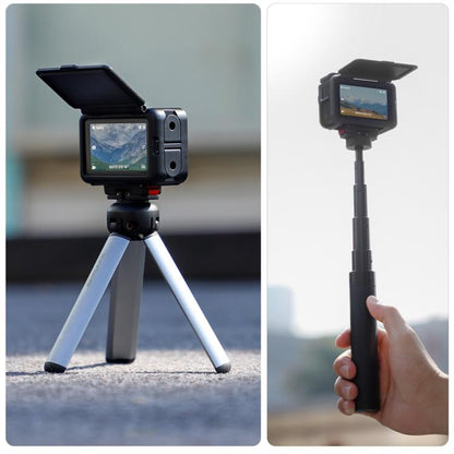 For DJI Osmo Action 5 Pro / 4 / 3 Sunnylife Protective Case Frame Mount Adapter Sun Hood Housing Case (Black) - Protection Frame by Sunnylife | Online Shopping UK | buy2fix