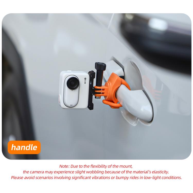 Sunnylife Action Camera Flexible Mount 360 Strap Wrap Band Mount Bike Tube Clip Holder (Black) - Case & Bags by Sunnylife | Online Shopping UK | buy2fix