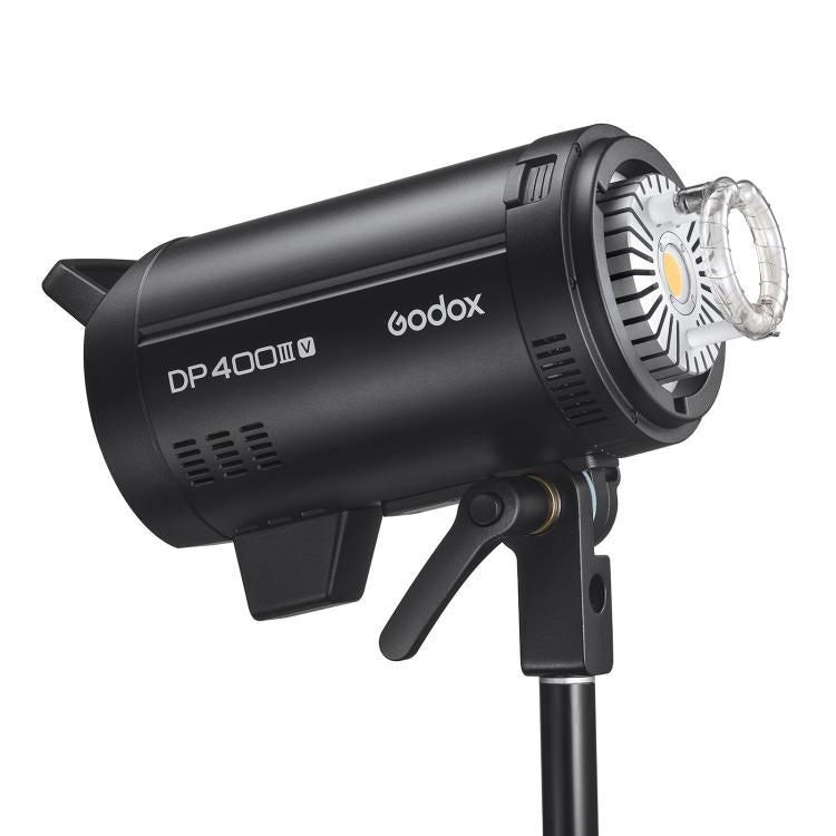Godox DP400III-V Studio Flash Photo Light 400Ws 2.4G Wireless X System Bowens Mount Light (EU Plug) - Shoe Mount Flashes by Godox | Online Shopping UK | buy2fix