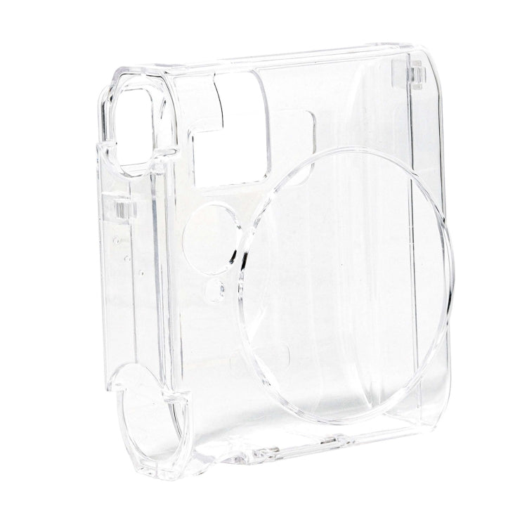 For FUJIFILM Instax mini 99 Crystal Hard Case Camera Bag with Shoulder Strap (Transparent) by buy2fix