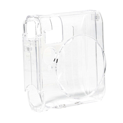 For FUJIFILM Instax mini 99 Crystal Hard Case Camera Bag with Shoulder Strap (Transparent) by buy2fix