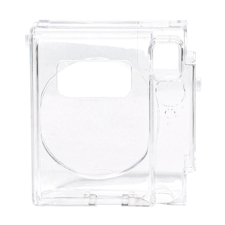 For FUJIFILM Instax mini 99 Crystal Hard Case Camera Bag with Shoulder Strap (Transparent) by buy2fix