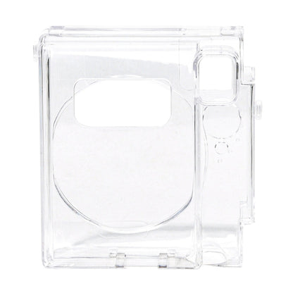 For FUJIFILM Instax mini 99 Crystal Hard Case Camera Bag with Shoulder Strap (Transparent) by buy2fix