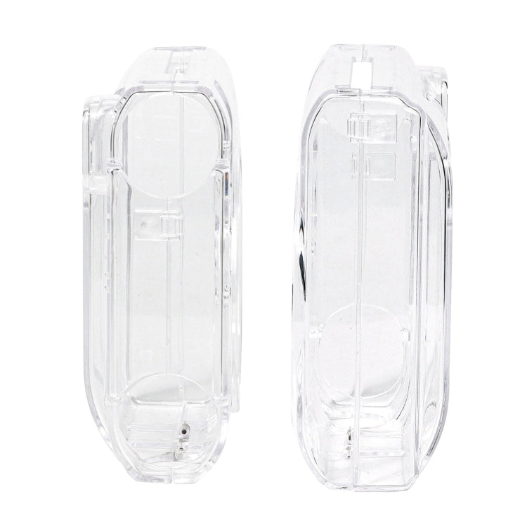 For FUJIFILM Instax mini 99 Crystal Hard Case Camera Bag with Shoulder Strap (Transparent) by buy2fix