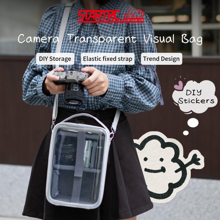 STARTRC Mirrorless Camera DIY Visual Messenger Bag (Grey) - Backpack by buy2fix | Online Shopping UK | buy2fix