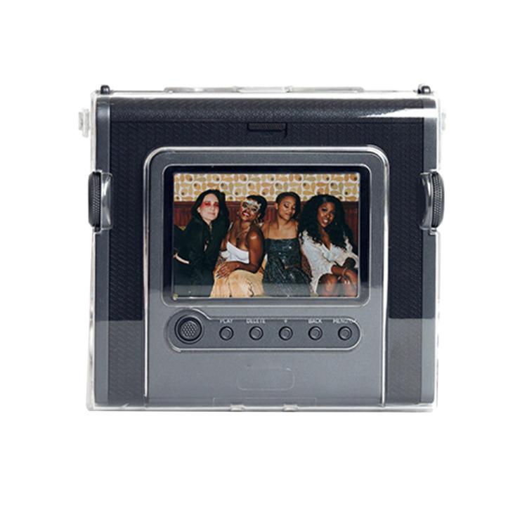 For FUJIFILM instax WIDE Evo Protective Crystal Shell Case with Strap (Transparent) - Protective Case by buy2fix | Online Shopping UK | buy2fix
