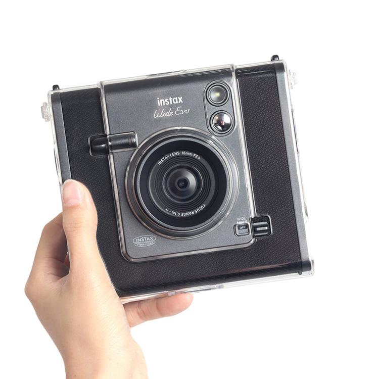 For FUJIFILM instax WIDE Evo Protective Crystal Shell Case with Strap (Transparent) - Protective Case by buy2fix | Online Shopping UK | buy2fix
