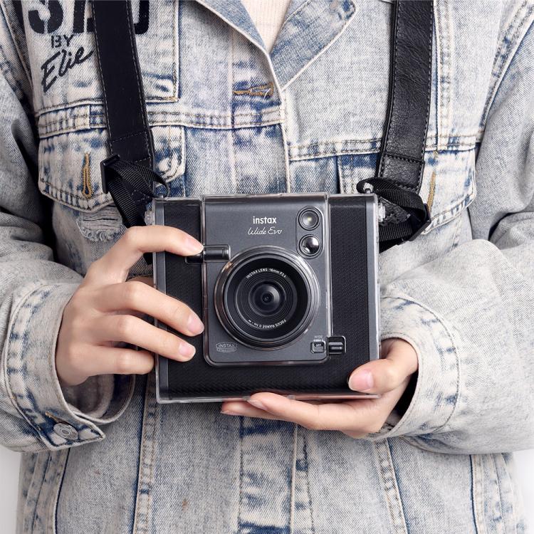 For FUJIFILM instax WIDE Evo Protective Crystal Shell Case with Strap (Transparent) - Protective Case by buy2fix | Online Shopping UK | buy2fix