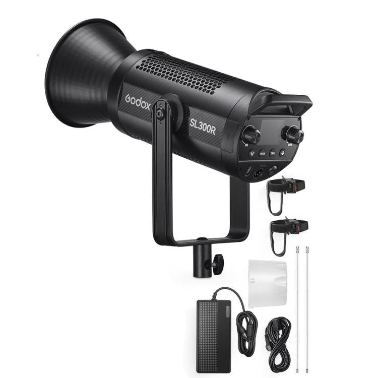 Godox SL300R RGB LED Video Light 310W CRI/TLCI 97+ COB Monolight Bowens Mount Studio Photo Light (US Plug) - Shoe Mount Flashes by Godox | Online Shopping UK | buy2fix