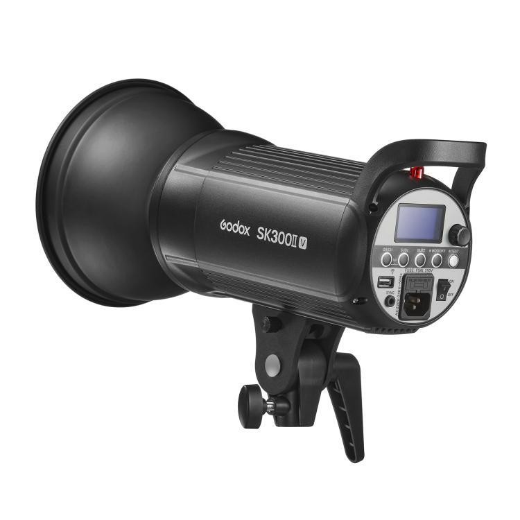 Godox SK300II-V Studio Flash Photo Light 300Ws Bowens Mount Monolight Light (UK Plug) - Shoe Mount Flashes by Godox | Online Shopping UK | buy2fix