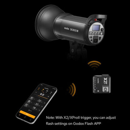 Godox SK300II-V Studio Flash Photo Light 300Ws Bowens Mount Monolight Light (EU Plug) - Shoe Mount Flashes by Godox | Online Shopping UK | buy2fix