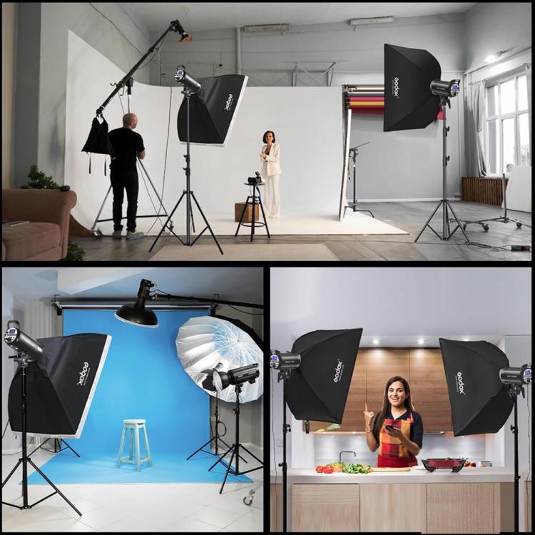 Godox SK400II-V Studio Flash Photo Light 400Ws Bowens Mount Monolight Light (UK Plug) - Shoe Mount Flashes by Godox | Online Shopping UK | buy2fix