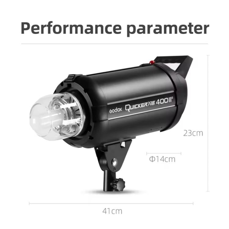 Godox Quicker 400IIM Studio Flash Light 400Ws Bowens Mount Strobe Flash (AU Plug) - Shoe Mount Flashes by Godox | Online Shopping UK | buy2fix