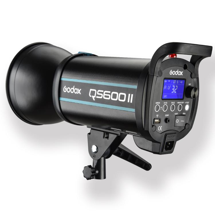 Godox QS600II Strobe Studio Flash Light 600Ws Bowens Mount High Speed Flash (US Plug) - Shoe Mount Flashes by Godox | Online Shopping UK | buy2fix