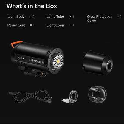Godox QT600III Quicker Studio Flash Light 600Ws Bowens Mount High Speed Flash (AU Plug) - Shoe Mount Flashes by Godox | Online Shopping UK | buy2fix