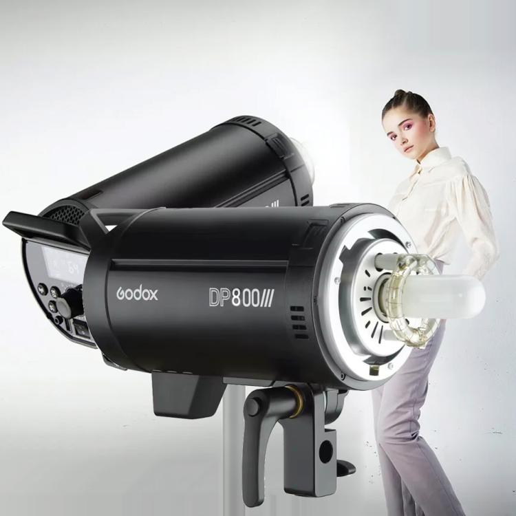 Godox DP800III Studio Flash Photo Light 800Ws 2.4G Wireless X System Bowens Mount Strobe Light, No Lamp Cover (UK Plug) - Shoe Mount Flashes by Godox | Online Shopping UK | buy2fix
