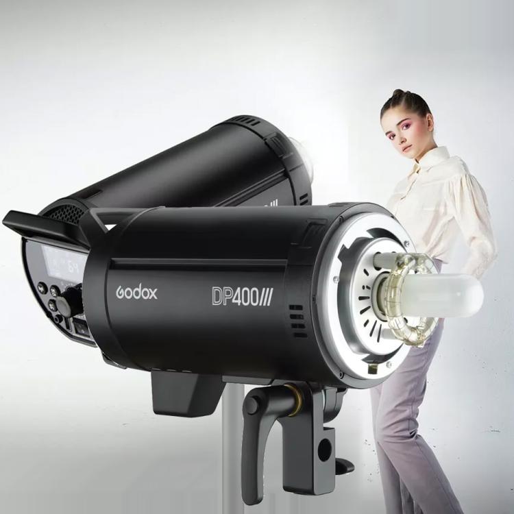 Godox DP400III Studio Flash Photo Light 400Ws 2.4G Wireless X System Bowens Mount Strobe Light, No Lamp Cover (US Plug) - Shoe Mount Flashes by Godox | Online Shopping UK | buy2fix