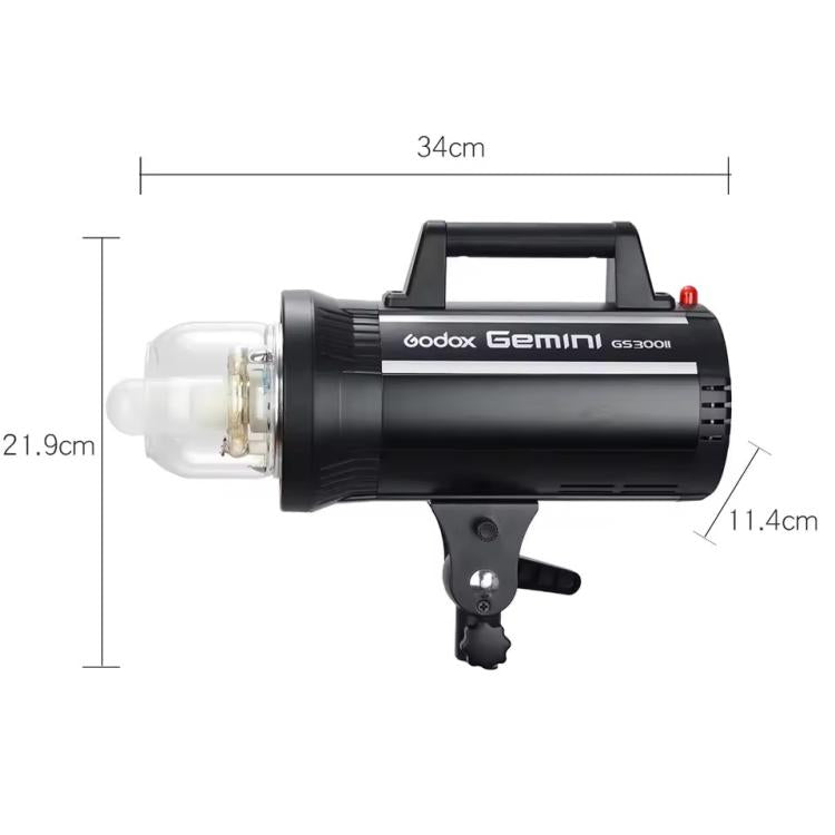 Godox Gemini GS300II Studio Flash Light 300Ws Bowens Mount Strobe Flash (AU Plug) - Shoe Mount Flashes by Godox | Online Shopping UK | buy2fix