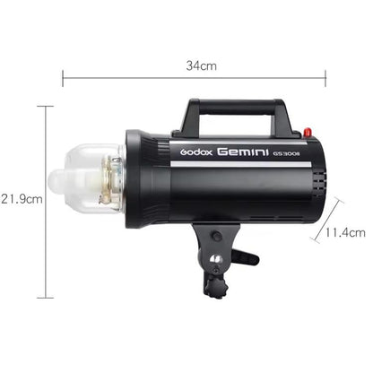 Godox Gemini GS300II Studio Flash Light 300Ws Bowens Mount Strobe Flash (AU Plug) - Shoe Mount Flashes by Godox | Online Shopping UK | buy2fix