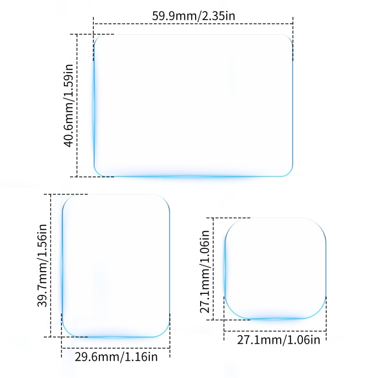 For GoPro HERO13 Black STARTRC 2 Sets 3 in 1 Lens and Front Back Screen Tempered Glass Film - Protective Film by STARTRC | Online Shopping UK | buy2fix