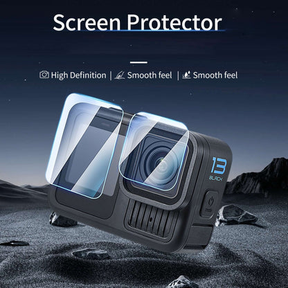 For GoPro HERO13 Black STARTRC 2 Sets 3 in 1 Lens and Front Back Screen Tempered Glass Film - Protective Film by STARTRC | Online Shopping UK | buy2fix