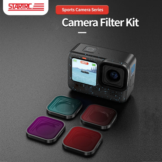 STARTRC 4 in 1 ND8 ND16 ND32 CPL Lens Filter for GoPro HERO13 Black /12 Black /11 Black /10 Black /9 Black - Lens Filter by STARTRC | Online Shopping UK | buy2fix