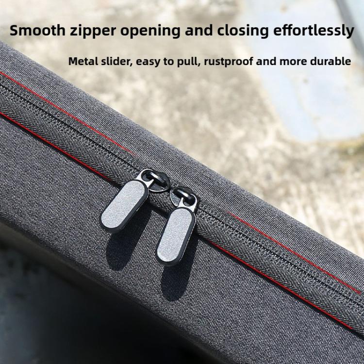 For Insta360 X4 / X5 Carrying Case Portable Storage Bag, Size:33.4 x 24 x 6.7cm (Grey) - Case & Bags by buy2fix | Online Shopping UK | buy2fix