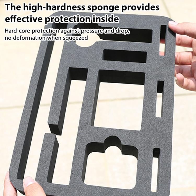 For Insta360 X4 / X5 Carrying Case Portable Storage Bag, Size:33.4 x 24 x 6.7cm (Grey) - Case & Bags by buy2fix | Online Shopping UK | buy2fix